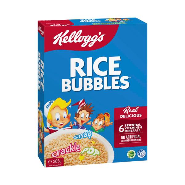 KELLOGGS RICE BUBBLES 365G