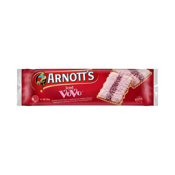 ARNOTT'S ICED VOVO BISCUITS 210G