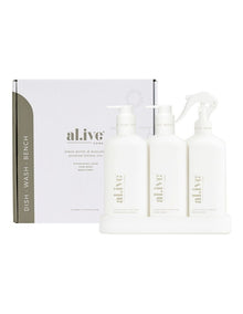 Lemon Myrtle and Honeydew Kitchen Trio Set