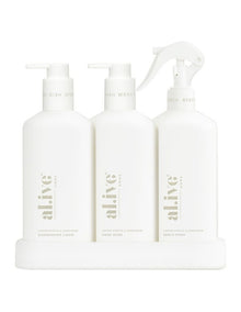 Lemon Myrtle and Honeydew Kitchen Trio Set