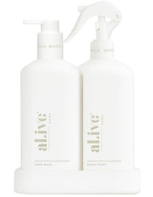 Lemon Myrtle and Honeydew Kitchen Duo Set