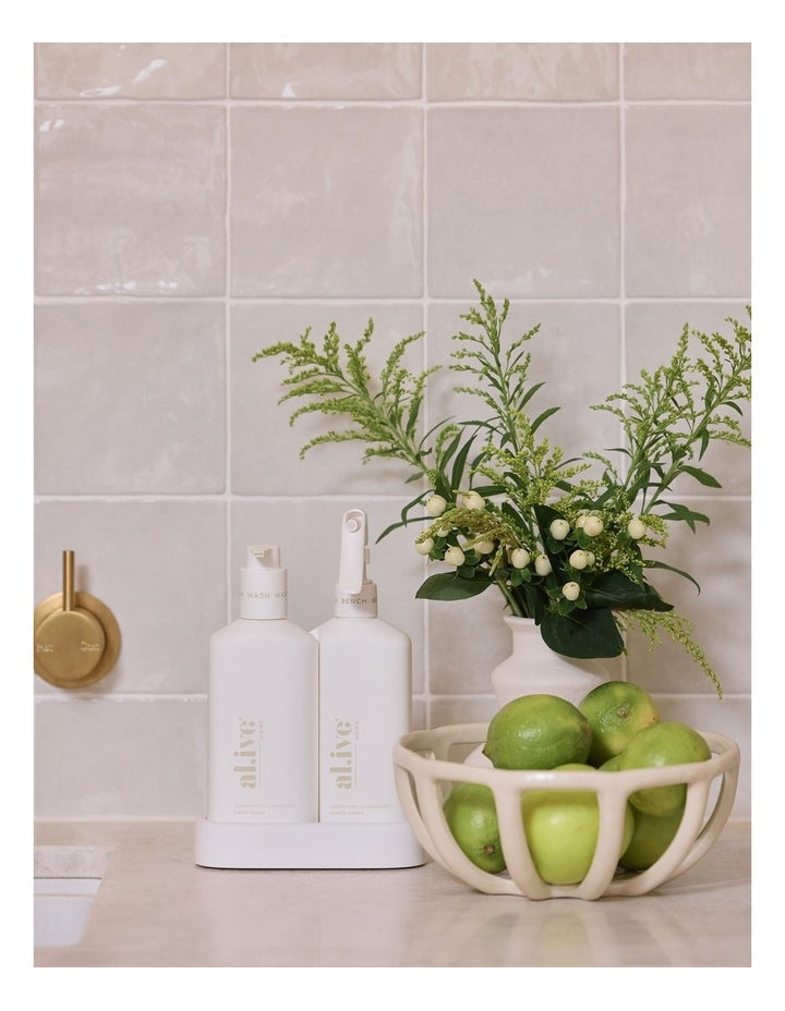 Lemon Myrtle and Honeydew Kitchen Duo Set