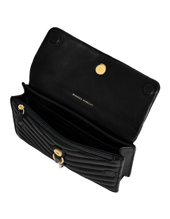Edie Mini Crossbody Bag in Black
