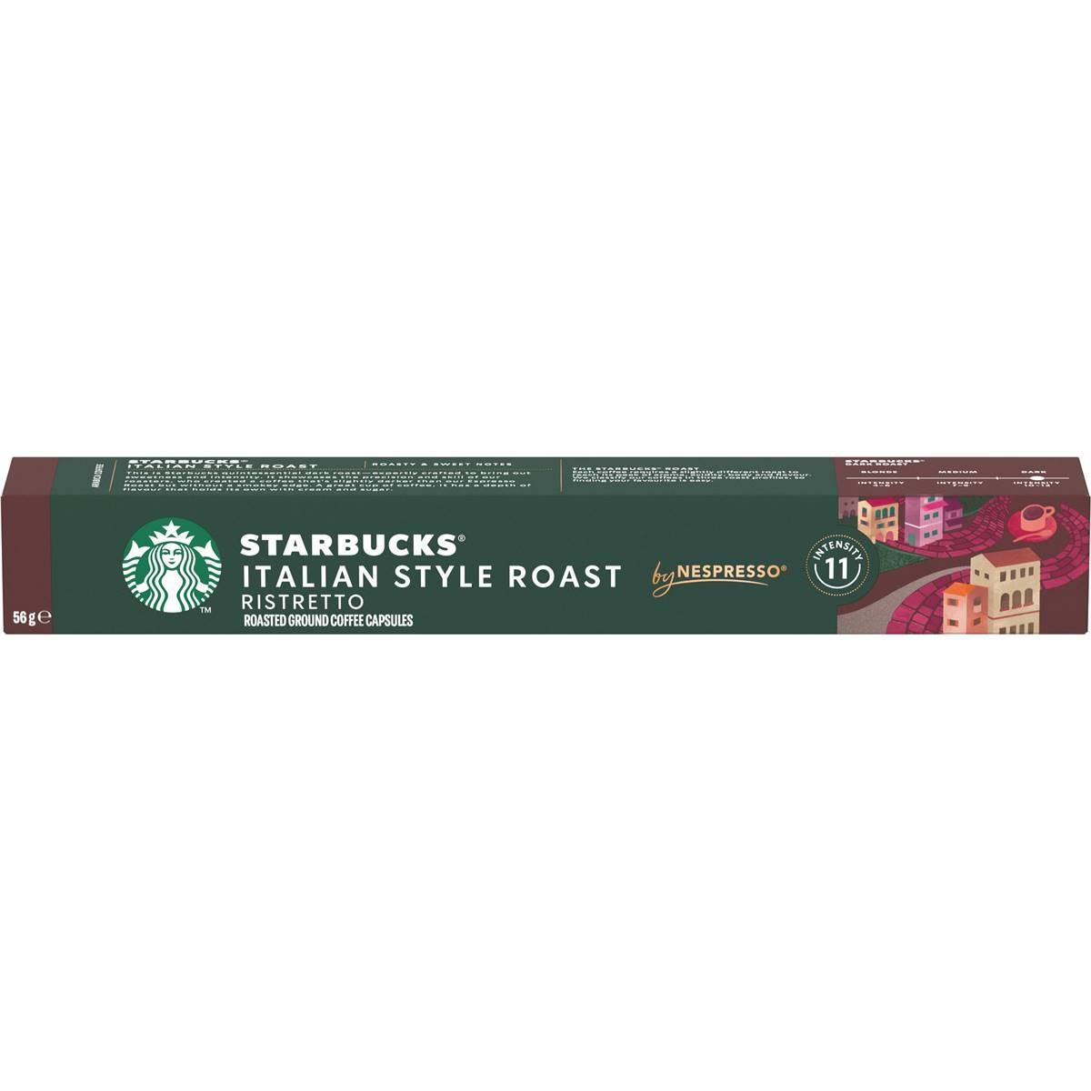 Starbucks by Nespresso Italian Roast Coffee Pods 10 Pack