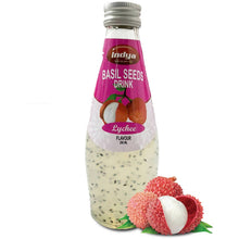 Indya Basil Seeds Drink Lychee Flavour 290ml