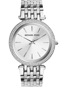 Darci Silver Polished Steel Luxury Watch MK3190