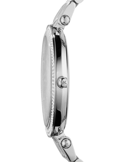 Darci Silver Polished Steel Luxury Watch MK3190