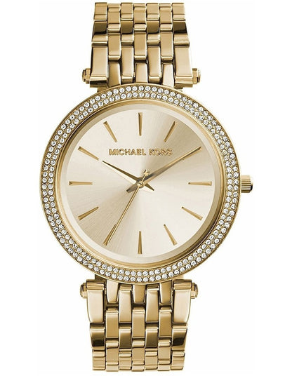 Darci Gold Plated Steel Luxury Watch MK3191