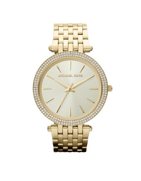 Darci Gold Plated Steel Luxury Watch MK3191