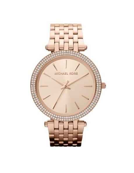Darci Rose Gold Plated Steel Luxury Watch MK3192