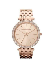 Darci Rose Gold Plated Steel Luxury Watch MK3192