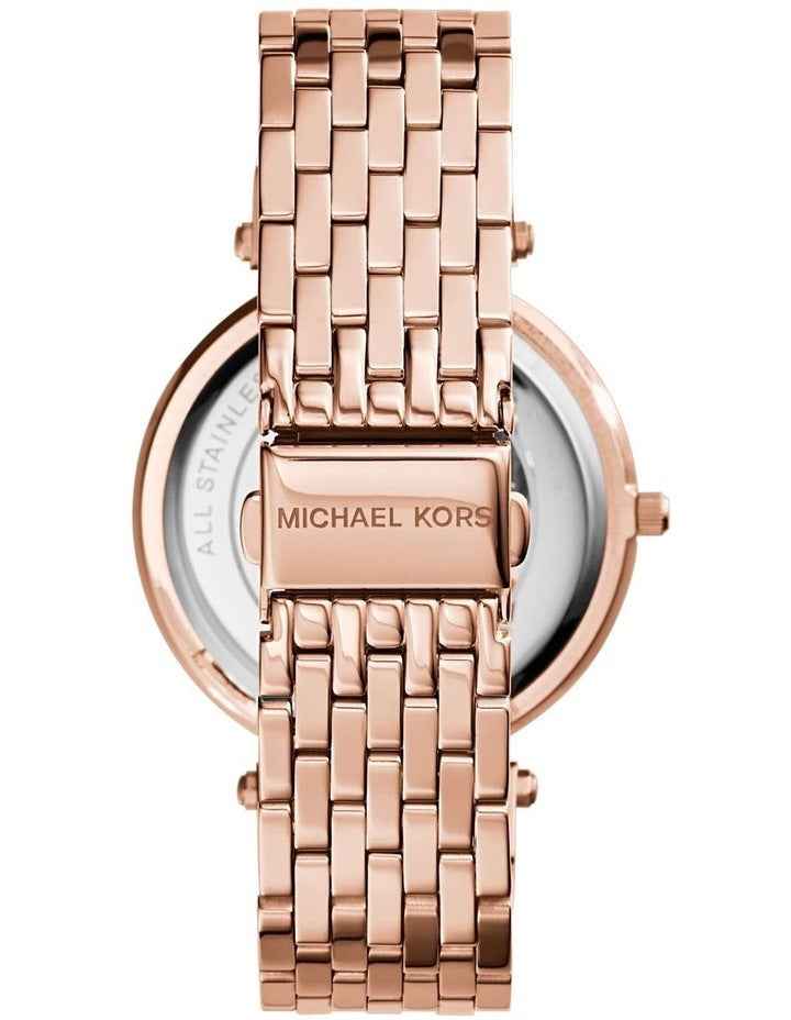 Darci Rose Gold Plated Steel Luxury Watch MK3192