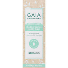 Gaia Natural Baby Biodegradable Nappy Bags 50 Pack