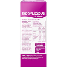 Kiddylicious Wafers Raspberry 4 pack