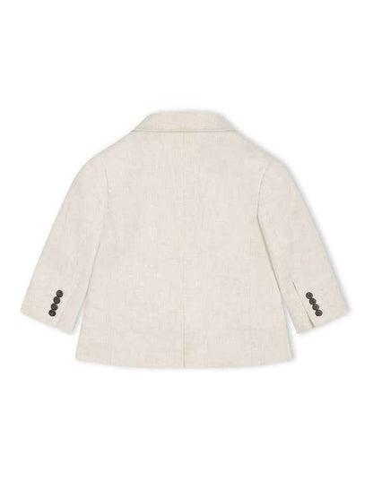 The Palermo Herringbone Blazer (years 000-2) in Light Sand