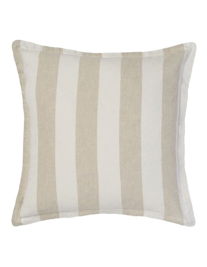 Vintage Stripe Cushion 48x48cm in Natural