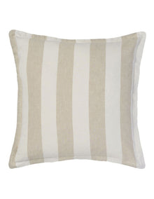 Vintage Stripe Cushion 48x48cm in Natural