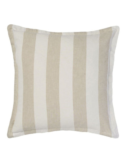 Vintage Stripe Cushion 48x48cm in Natural