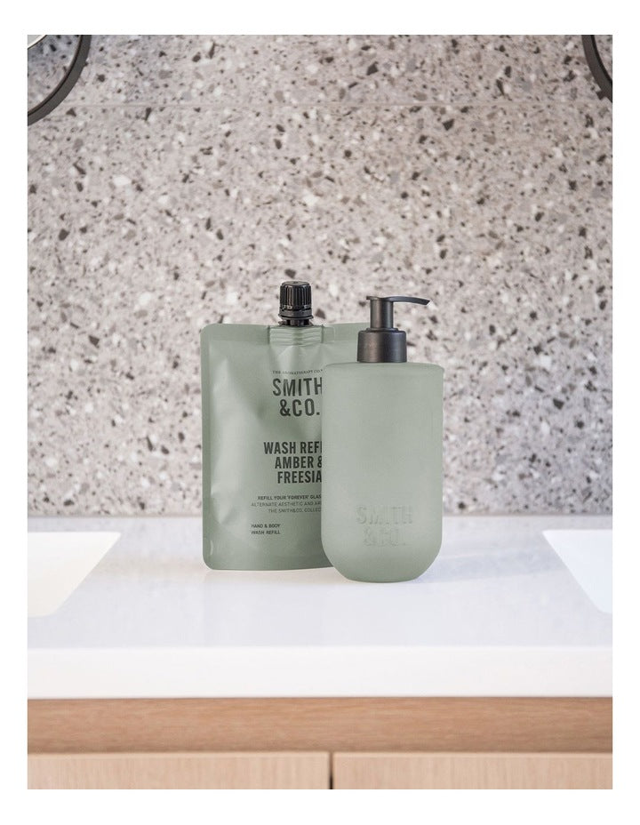 Amber & Freesia Hand & Body Wash Refill 400ml