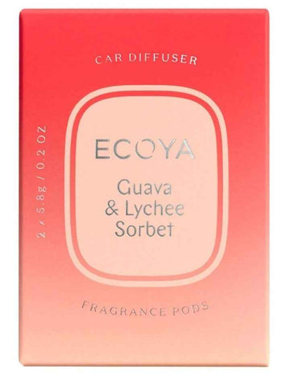 Guava and Lychee Sorbet Car Diffuser Refill Pod