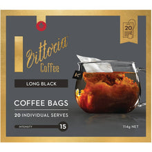 Vittoria Coffee Bags Long Black 20 Pack