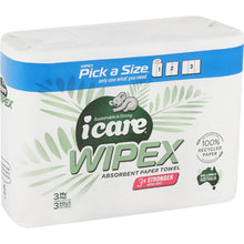 Icare Wipex Absorbent Recycled Pick a Size Paper Towel 3 Pack
