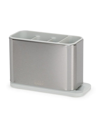 Surface Stainless Steel Cutlery Drainer in LIght Stone