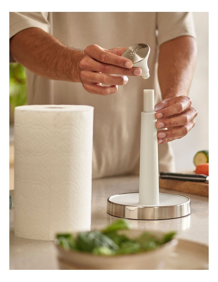 Push&Tear Kitchen Roll Holder in Stone