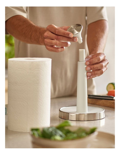 Push&Tear Kitchen Roll Holder in Stone