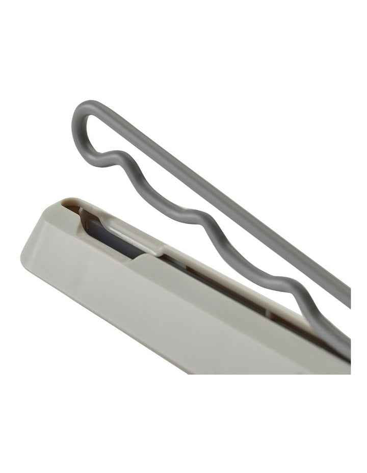 Orderly Retractable Hanging Rail in Ecru