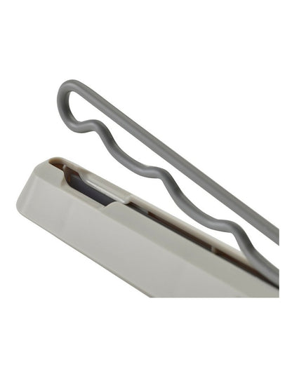 Orderly Retractable Hanging Rail in Ecru
