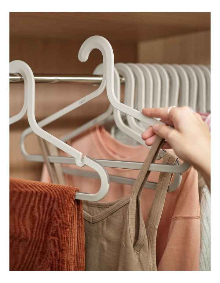 Orderly 5pc Anti-tangle Hanger St Ecru
