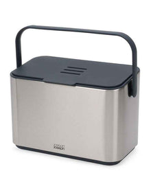 Collect Food Waste Caddy 4L in Stainless Steel