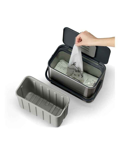 Collect Food Waste Caddy 4L in Stainless Steel