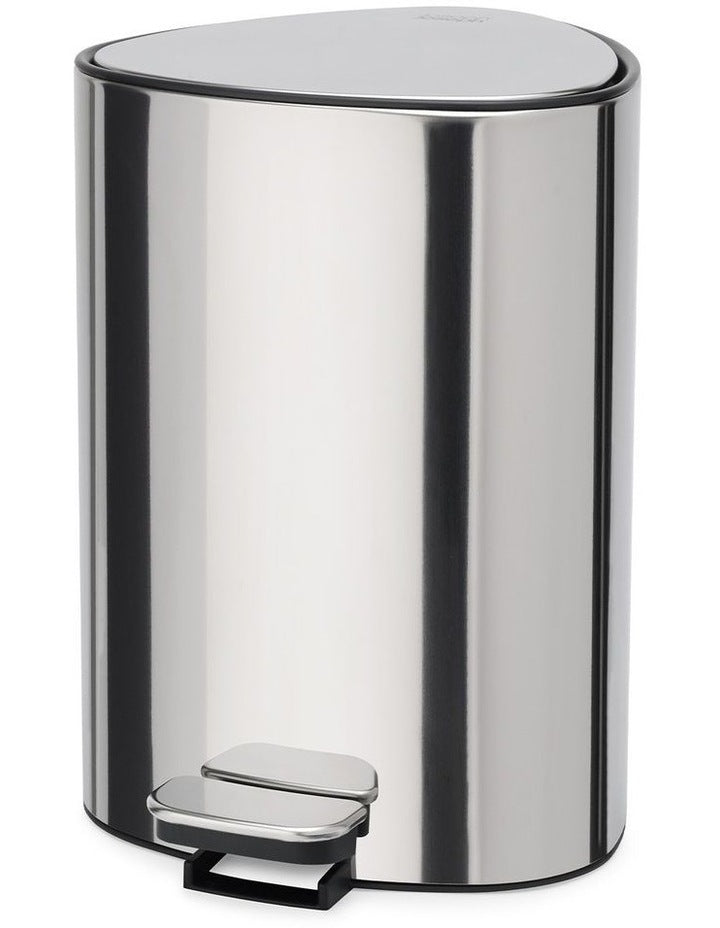 Easy Store Luxe Pedal Bin 5L in Stainless Steel