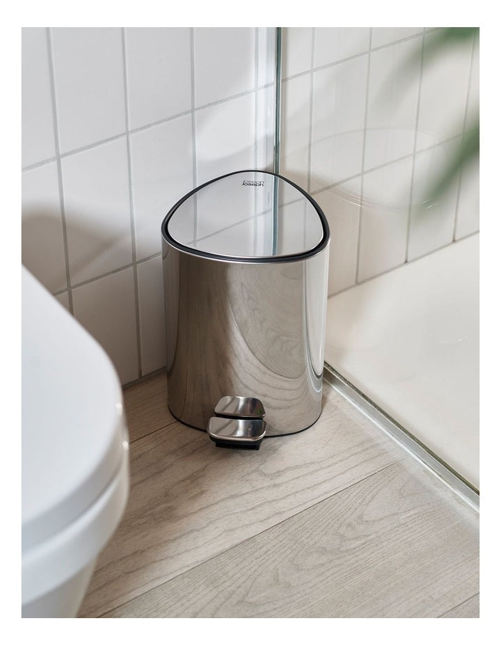 Easy Store Luxe Pedal Bin 5L in Stainless Steel