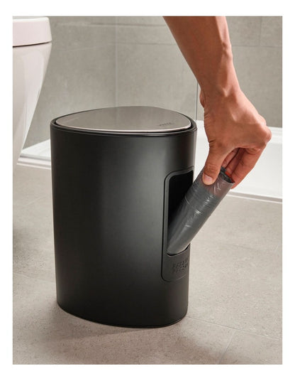 Easy Store Pedal Bin 5L in Matt Black