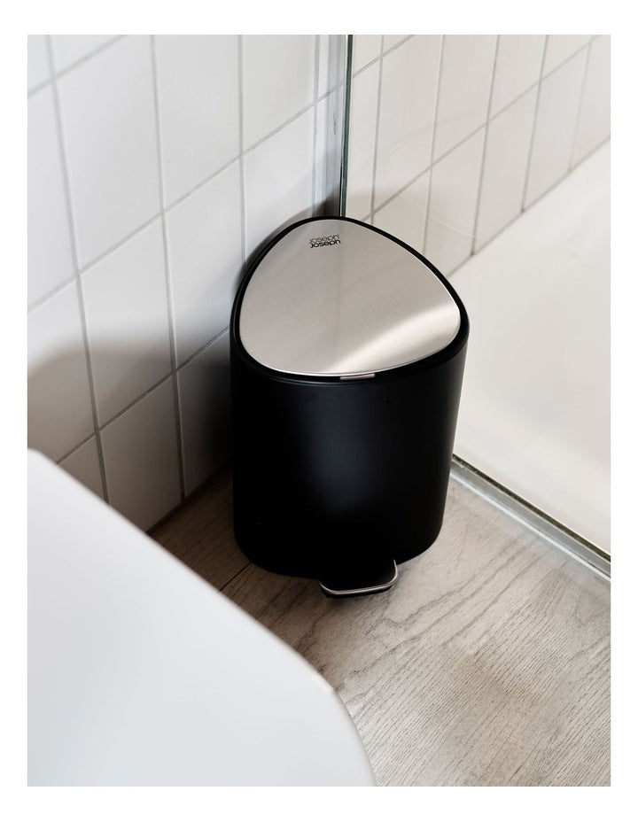 Easy Store Pedal Bin 5L in Matt Black