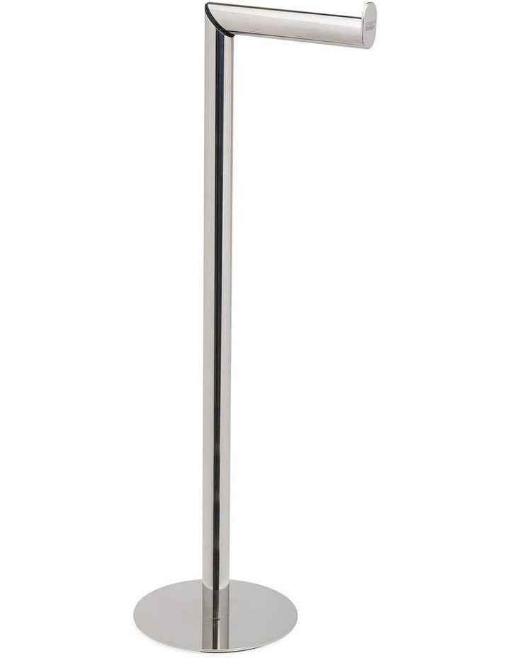 Easy Store Luxe 2 in 1 Toilet Roll Stand in Stainless Steel