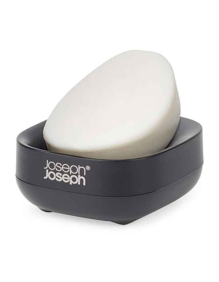Slim Compact Soap Dish in Black
