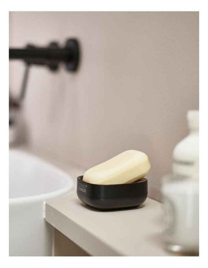 Slim Compact Soap Dish in Black