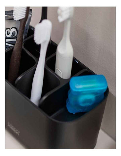 Easy Store Large Toothbrush Caddy in Black
