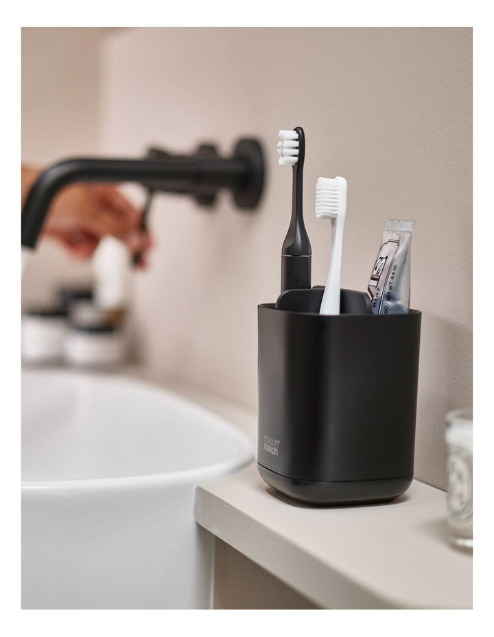 Easy Store Toothbrush Caddy in Black