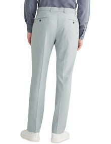 Slim Sharkskin Plain Suit Pant in Green