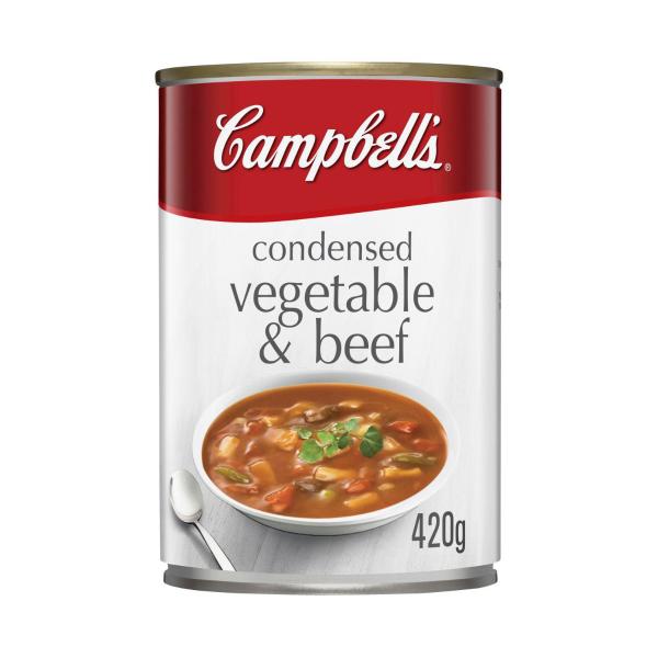 CAMPBELLS SOUP:VEG BEEF:.:420 GRAM