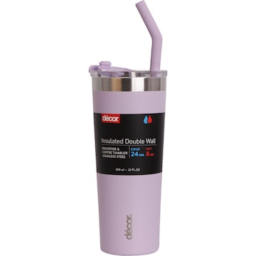 Decor XL Smoothie Tumbler Insulated Assorted 650mL each
