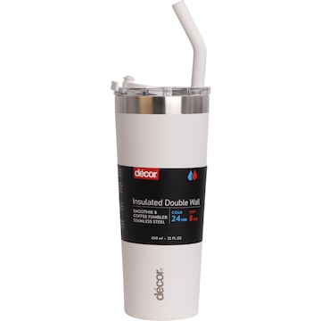 Decor XL Smoothie Tumbler Insulated Assorted 650mL each