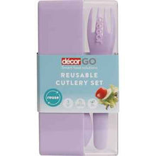 Decor Go Reusable Cutlery Set Assorted 4 pack