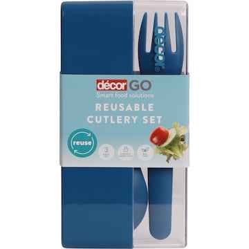 Decor Go Reusable Cutlery Set Assorted 4 pack