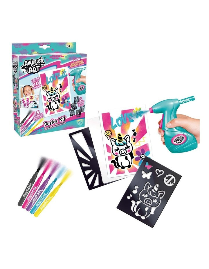 Airbrush Art Mini Posters Kit